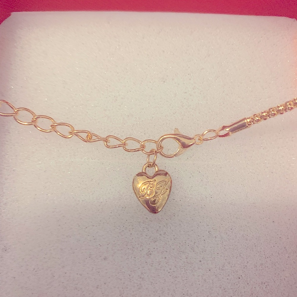 Betsey Johnson Colorful Butterfly pink gold Necklace cz Rhinestone NEW 18"-22" - Picture 8 of 12